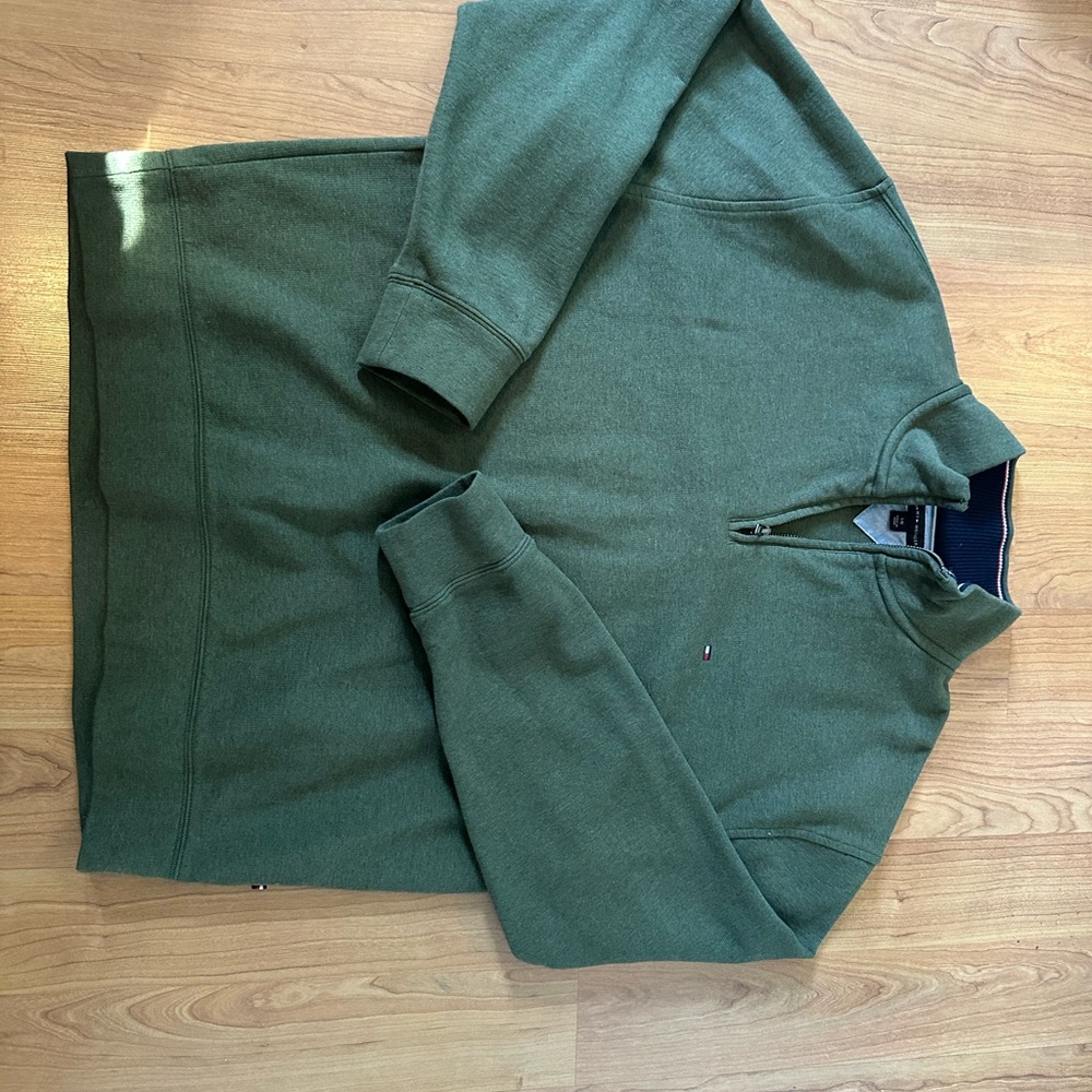Tommy Hilfiger Olive Green Pullover